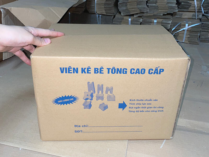 Đặc điểm của hộp carton đựng viên kê bê tông