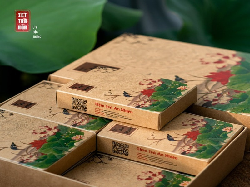 Hộp nắp gài in offset