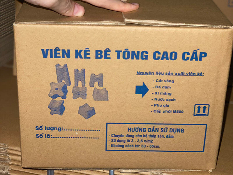 Hộp viên kê bê tông là gì