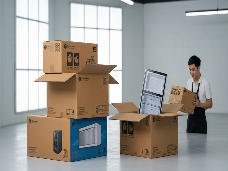 Hupuna - Địa chỉ sản xuất hộp đựng thiết bị điện tử, điện lạnh in offset giá tốt