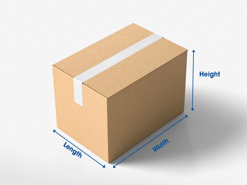 Quy tắc tiêu chuẩn để đo kích thước của hộp carton