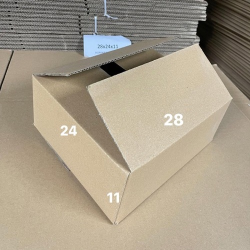 Hộp carton đóng hàng nắp đối size 28x24x11cm