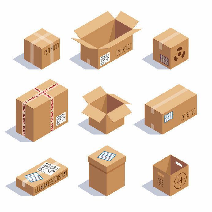 Hộp carton nắp đối