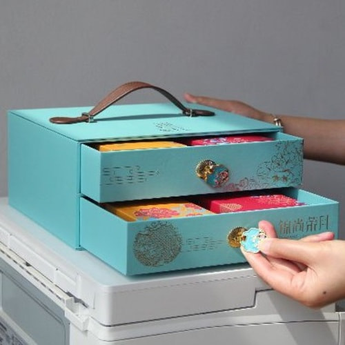 Hộp quà Tết 2 tầng ảnh 2