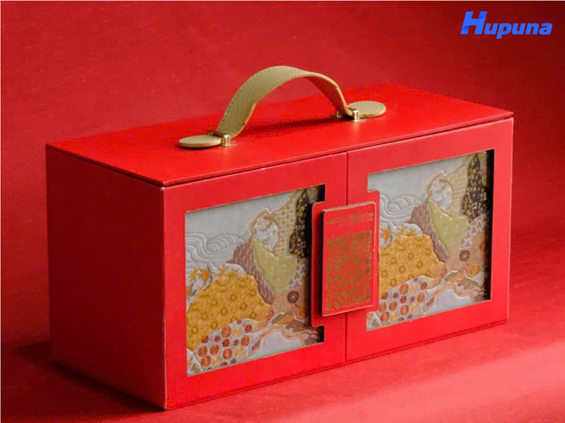 Hộp quà tết hai tầng cánh bướm