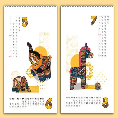 In lịch tết 2026 ảnh 4