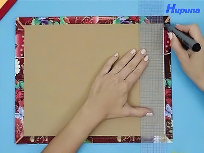 Kẻ các vạt để dán keo