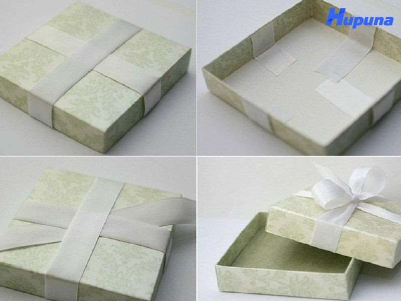 Làm hộp quà bằng bìa carton nắp âm dương