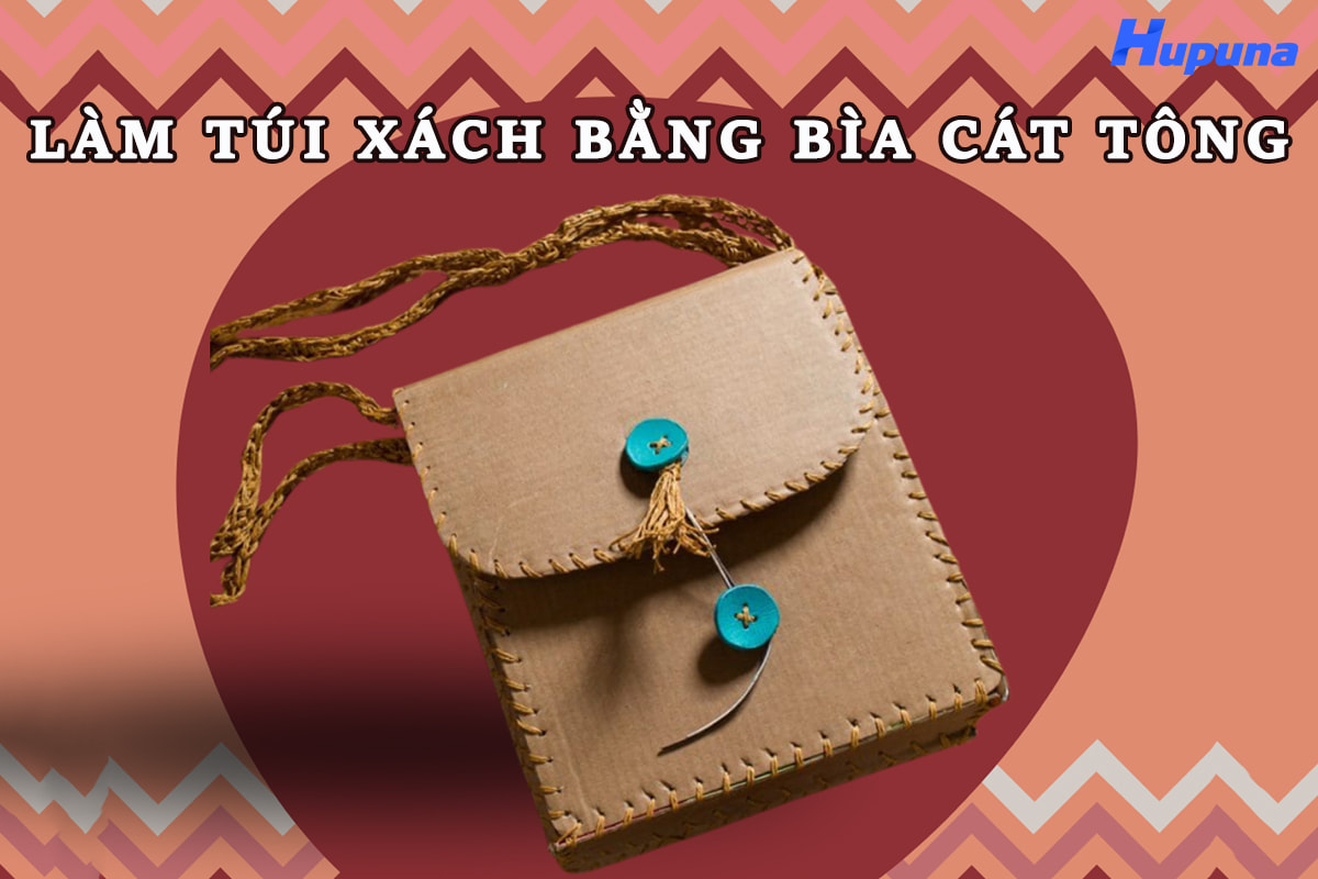 Ý tưởng làm túi xách bằng bìa cát tông độc đáo, sáng tạo