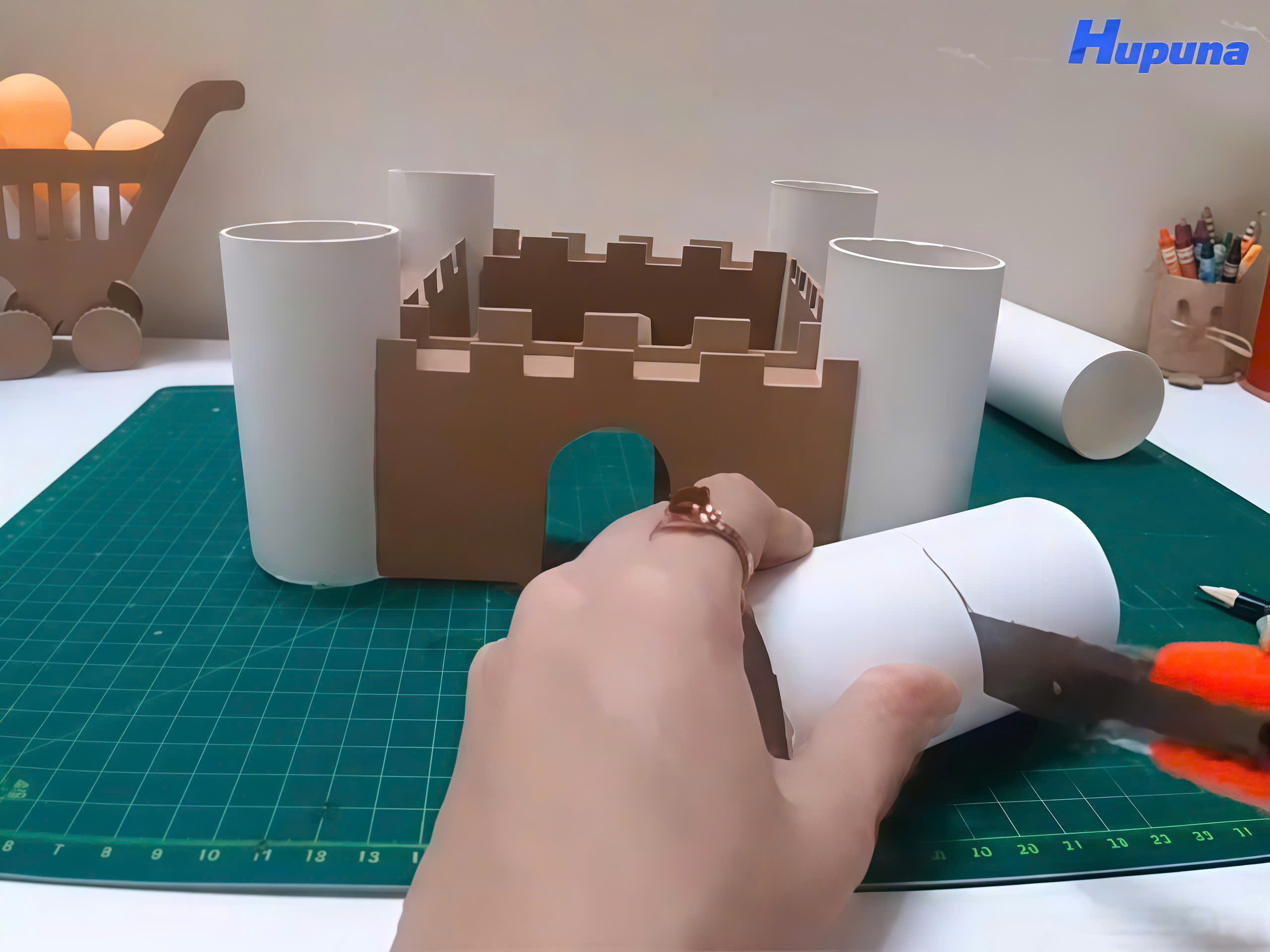 Làm mái cho vọng gác của lâu đài