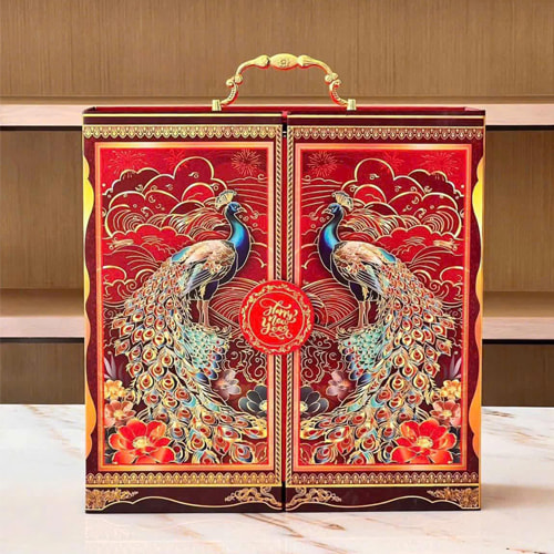Mẫu hộp đựng quà tết Công Tài Lộc