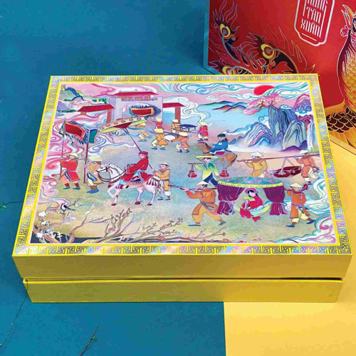 Mẫu hộp quà tết âm dương Bản Làng ảnh 2