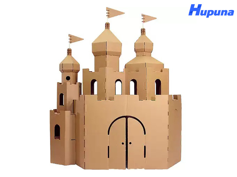Mẫu lâu đài bằng bìa cát tông ấn tượng