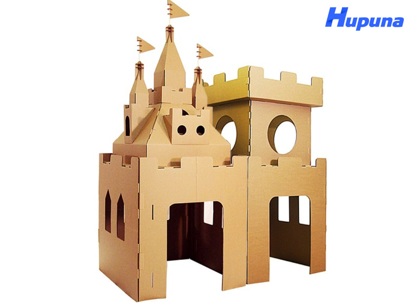 Mẫu lâu đài bằng bìa cát tông tráng lệ