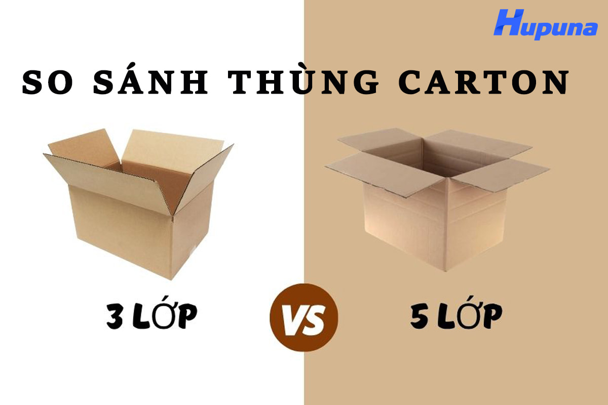 Thùng carton 3 lớp và 5 lớp: Loại nào phù hợp với bạn?