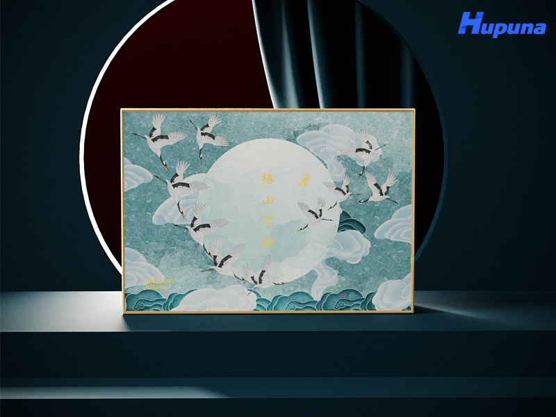 Ý nghĩa của mẫu hộp quà tết cứng âm dương Con Cò