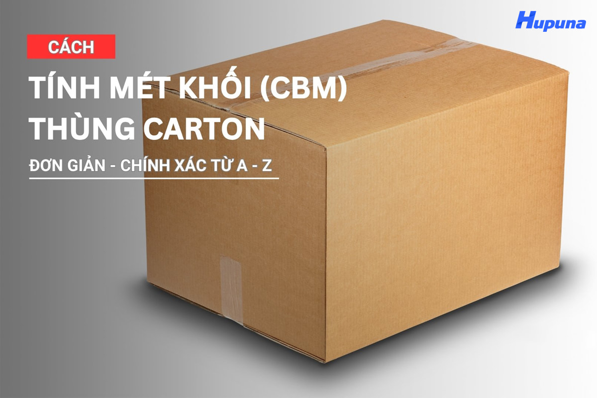 Cách tính mét khối thùng carton