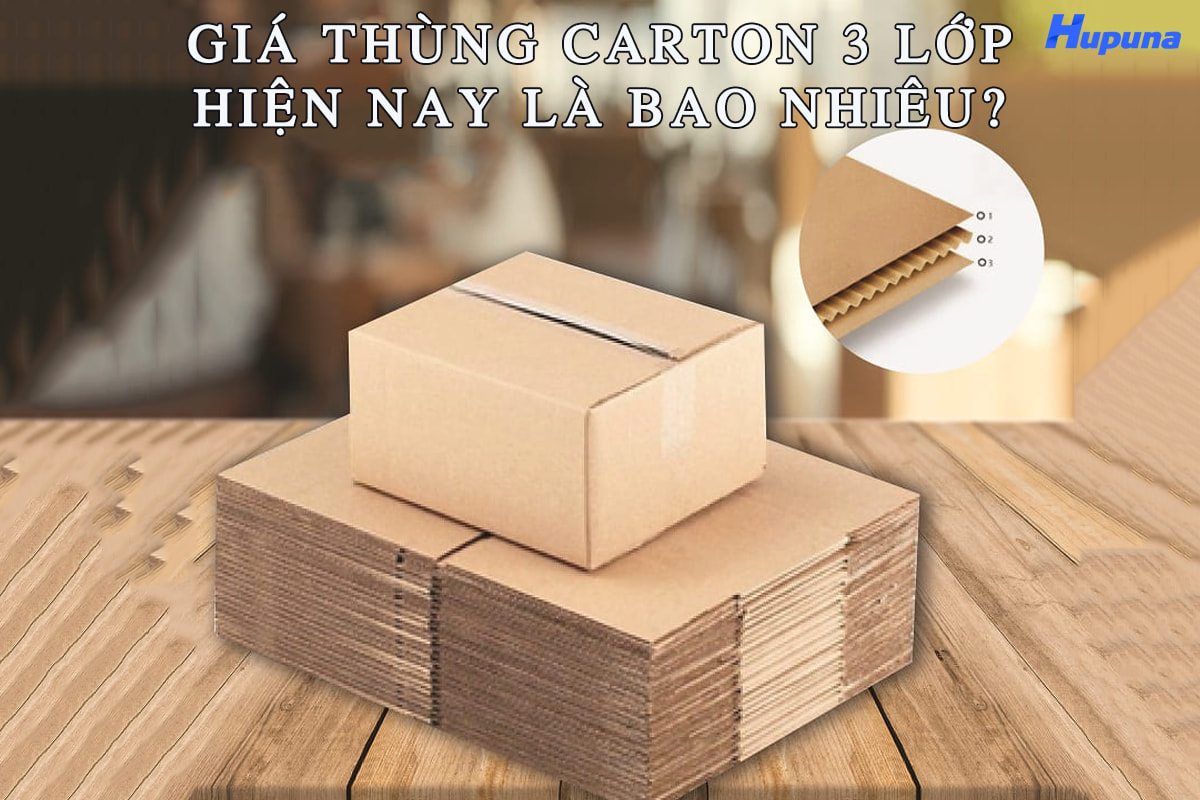 Giá thùng carton 3 lớp hiện nay là bao nhiêu