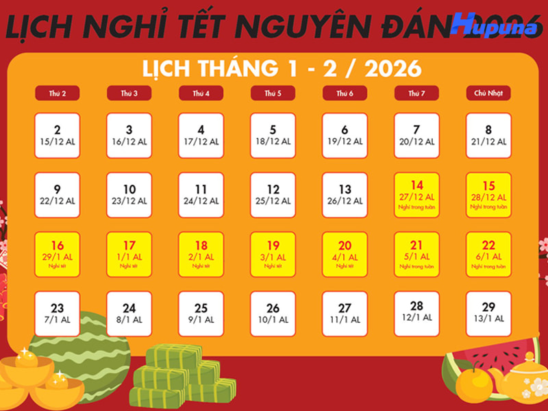 Giải đáp câu hỏi còn bao nhiêu ngày nữa đến Tết Âm Lịch 2026