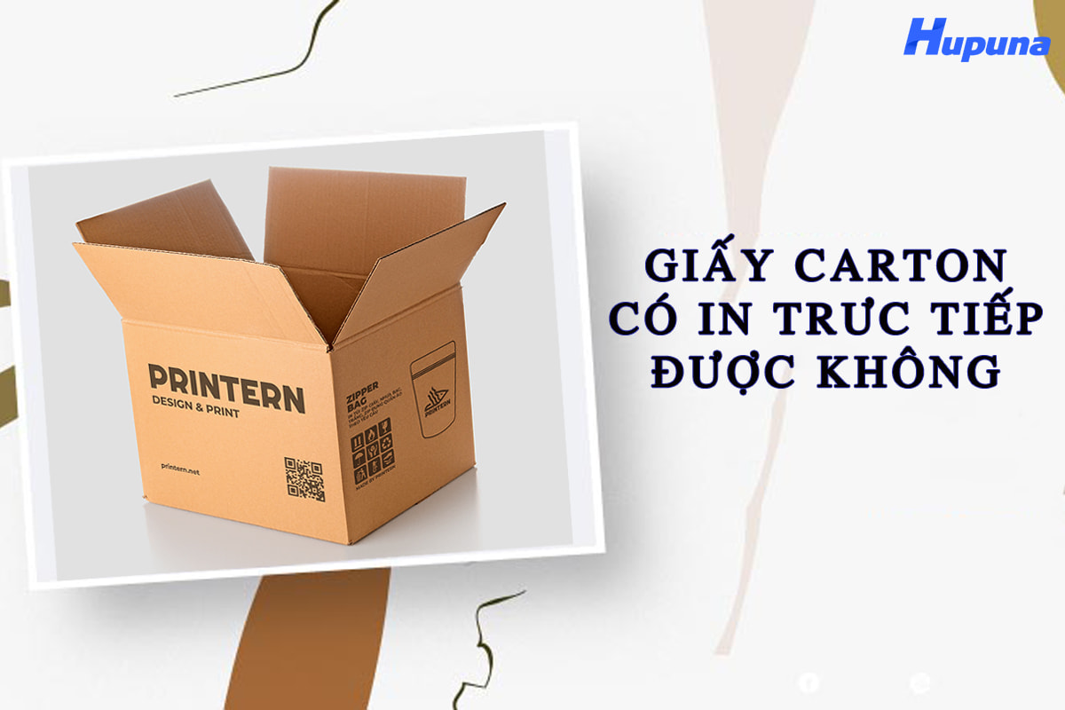 Giấy carton có in trực tiếp được không
