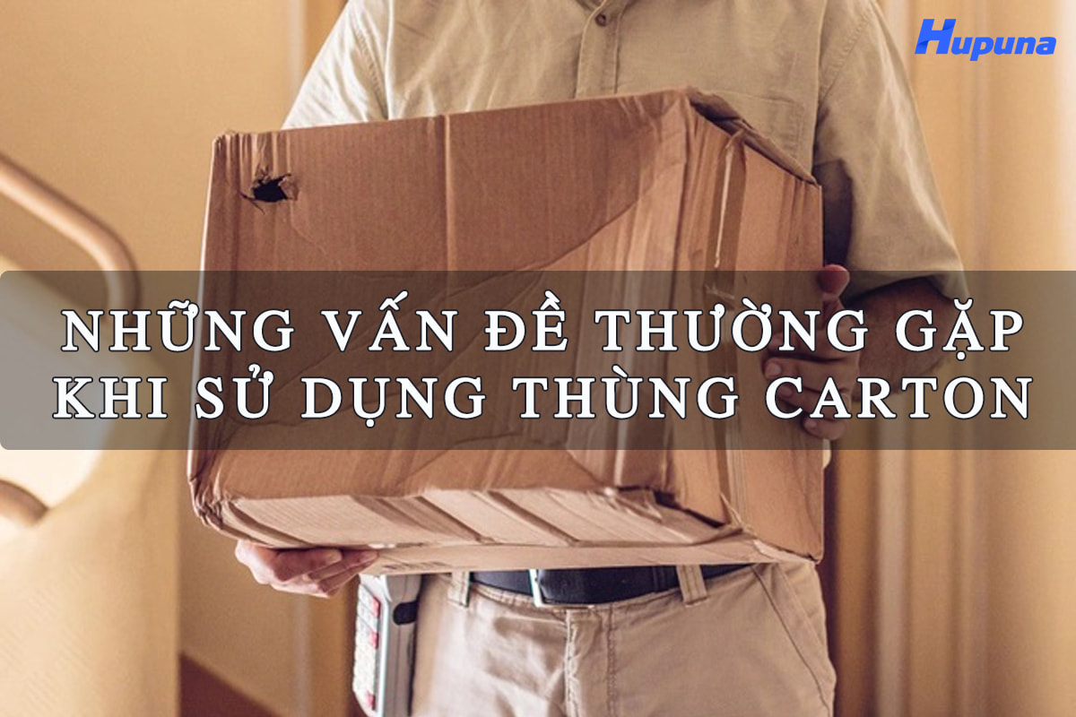 Những vấn đề thường gặp khi sử dụng thùng carton