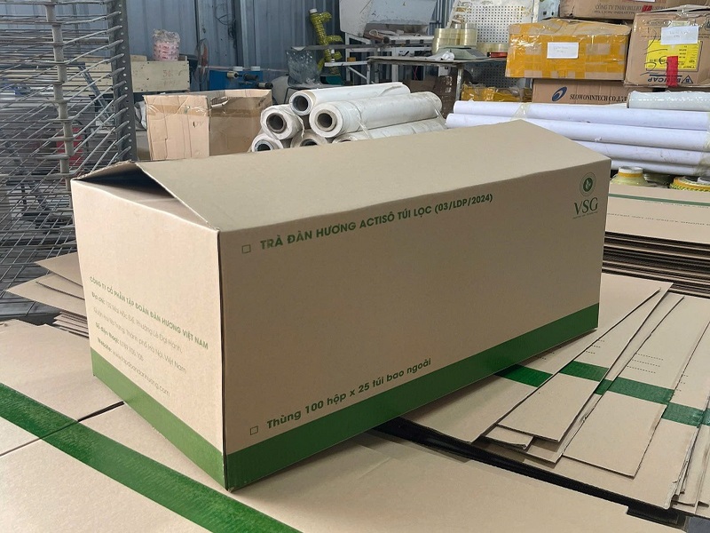 Thùng carton nắp đối