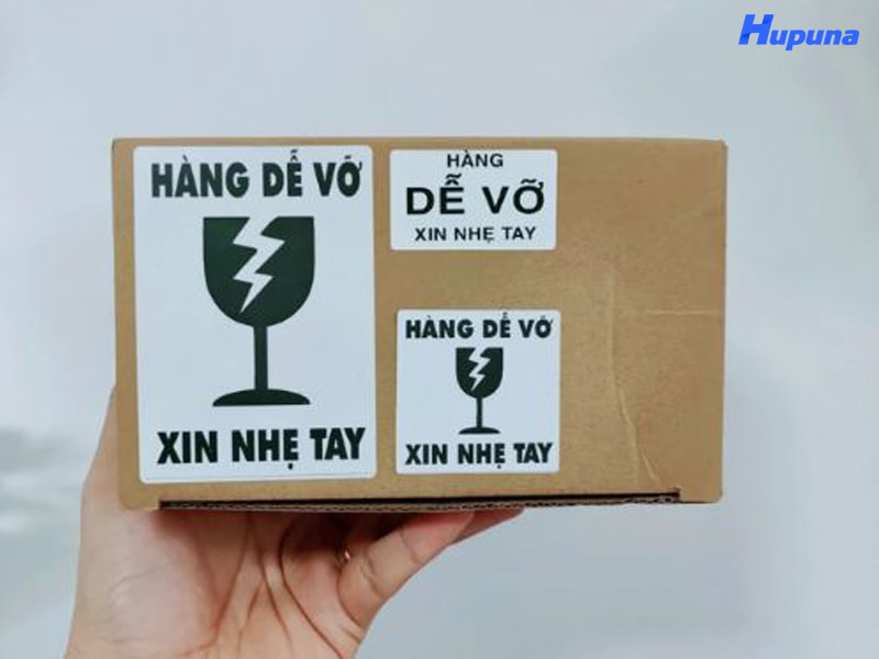 Dán tem cảnh báo
