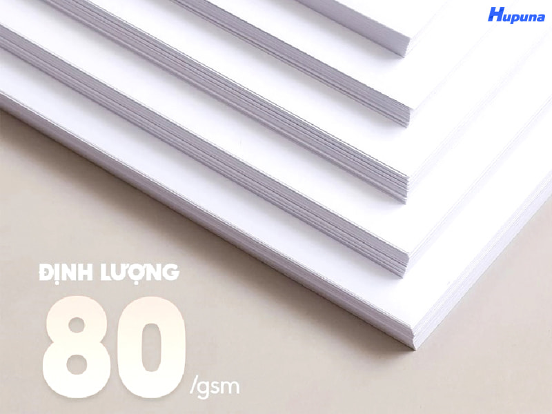 Giấy 80gsm có trọng lượng 80 gram