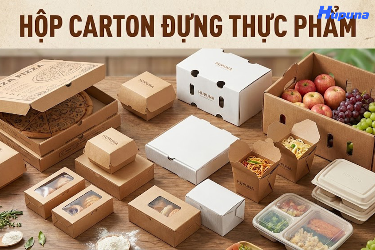 Hộp carton đựng thực phẩm
