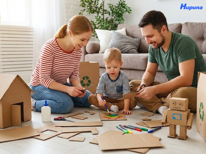 Lợi ích khi làm đồ chơi từ bìa carton cho bé