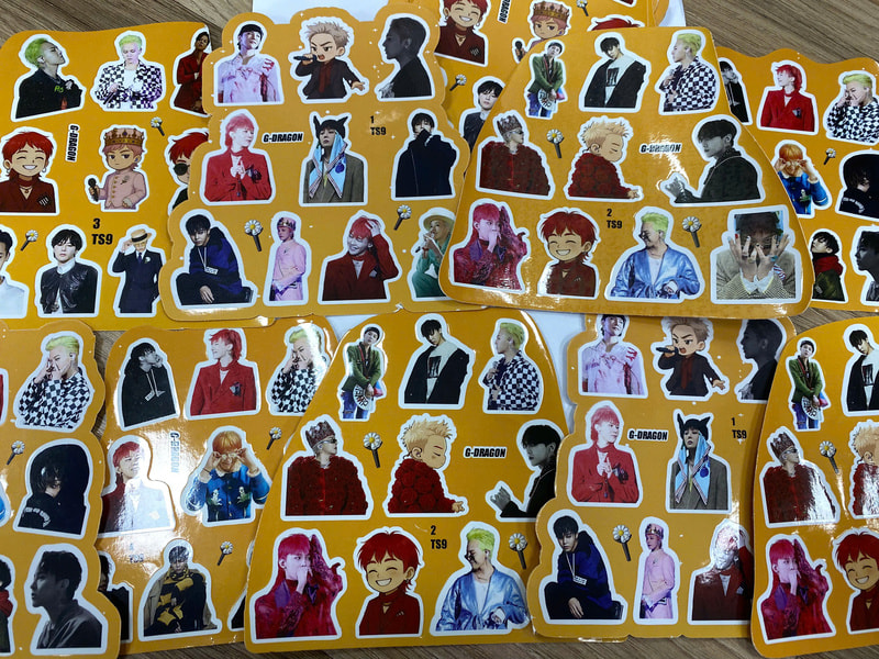 Mẫu in sticker K-pop