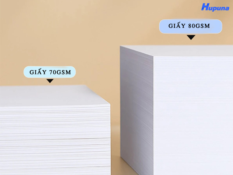 Nên dùng giấy 70gsm và 80gsm khi nào