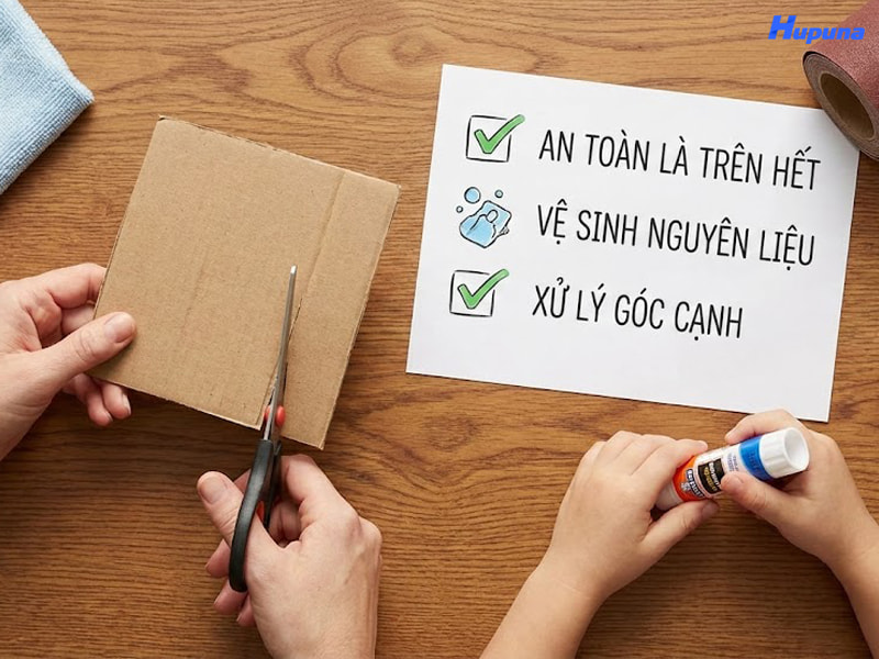 Những lưu ý quan trọng khi làm đồ chơi từ bìa carton