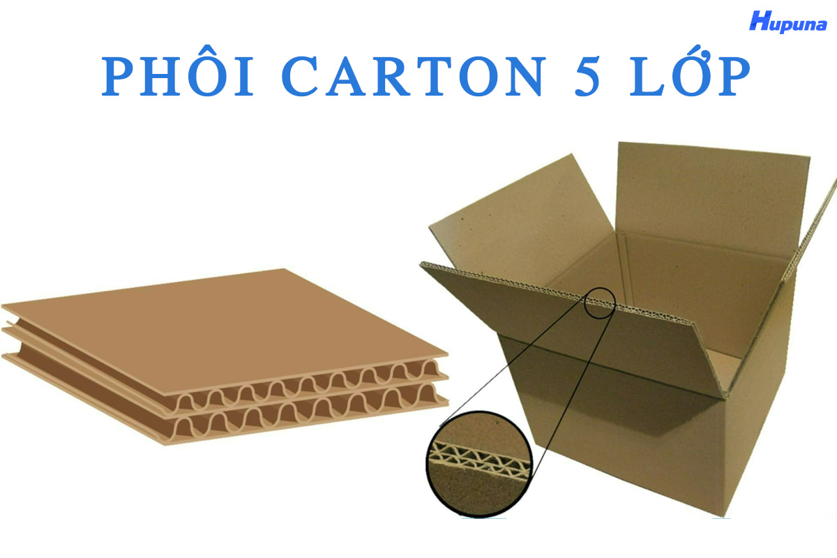 Phôi carton 5 lớp