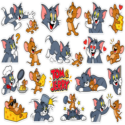 Sticker Tom Jerry