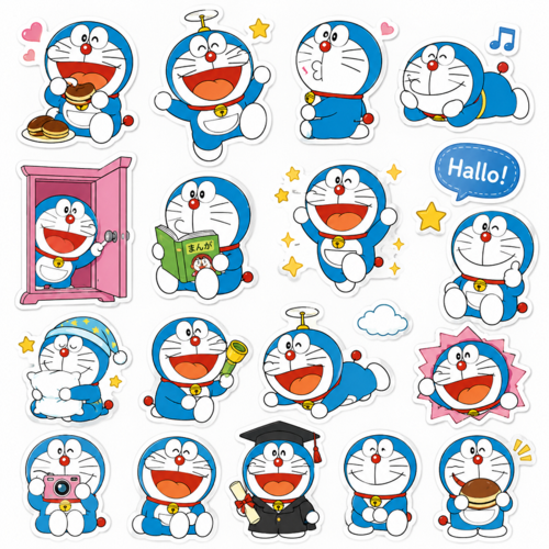 Sticker doraemon