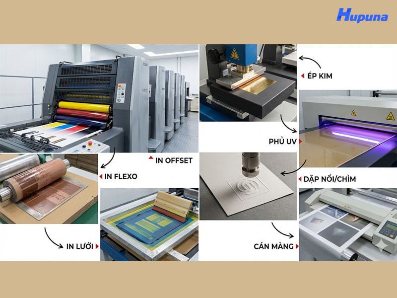 Các công nghệ in ấn và gia công hộp quà cho nữ
