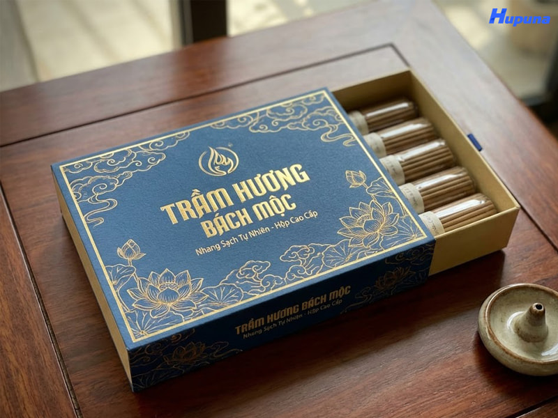Các mẫu hộp giấy đựng nhang do Hupuna thực hiện ảnh 1