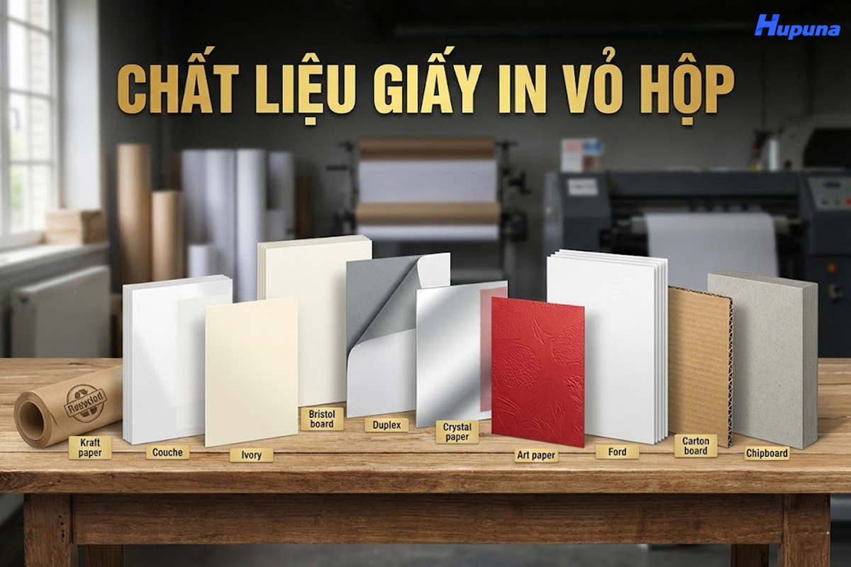 Chất liệu giấy in vỏ hộp