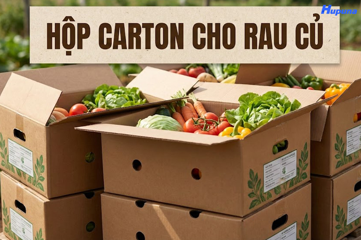 Hộp carton cho rau củ