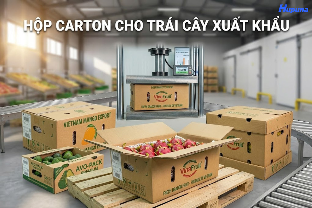 Hộp carton cho trái cây xuất khẩu