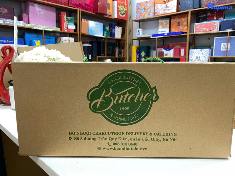 Hộp chữ nhật đựng đồ nguội của Butcher Shop