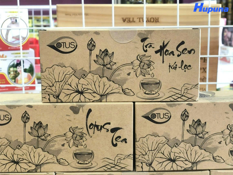 Hộp giấy Trà Hoa Sen túi lọc