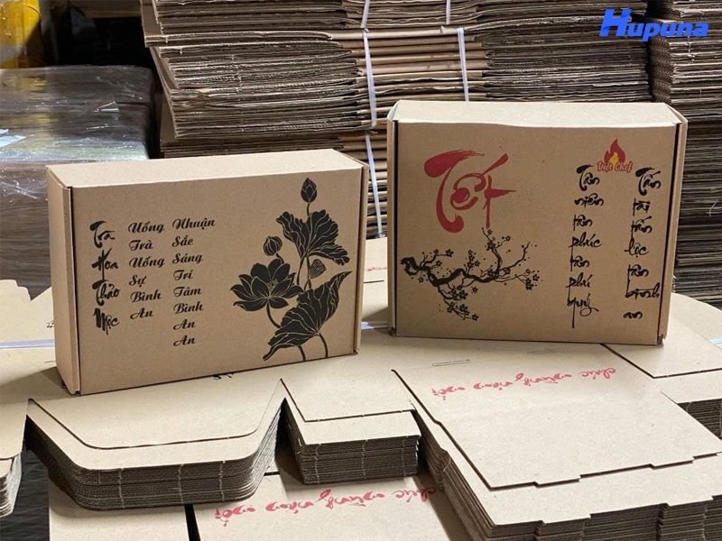 Hộp giấy Trà Hoa Thảo Mộc do Hupuna sản xuất
