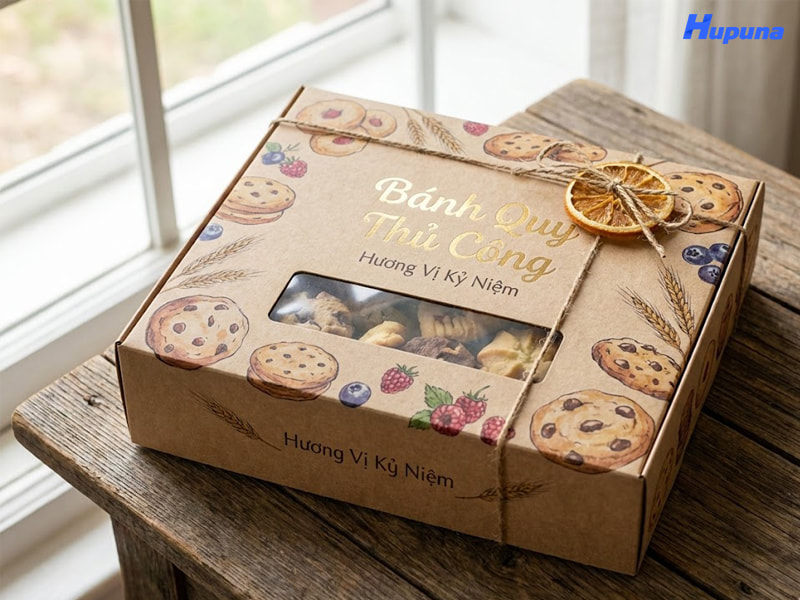Hộp giấy đựng bánh quy do Hupuna sản xuất