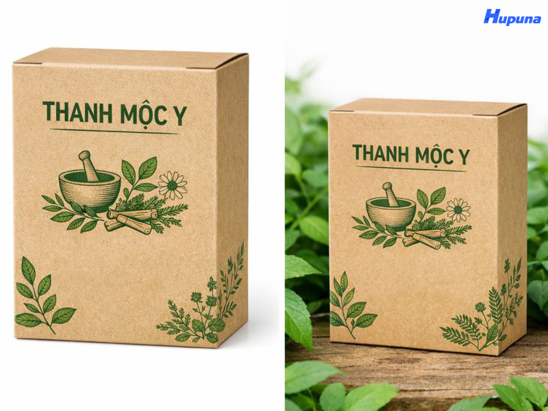 Hộp giấy đựng thuốc đông y Thanh Mộc Y