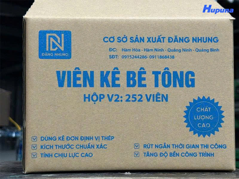 Hộp viên kê bê tông
