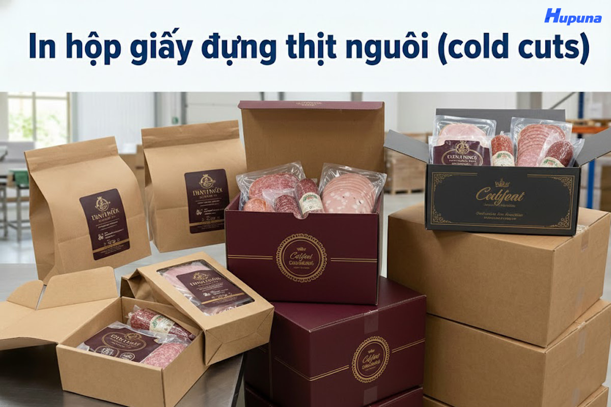In hộp giấy đựng thịt nguội (cold cuts)