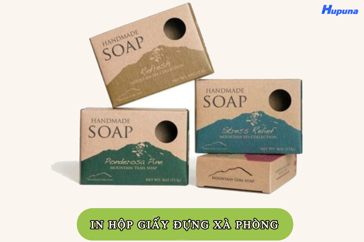 In hộp giấy đựng xà phòng