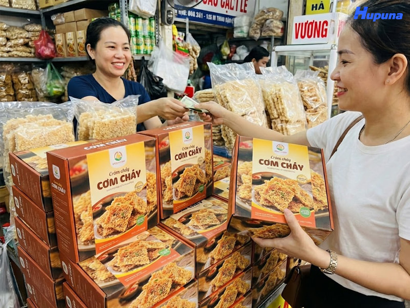 In hộp giấy giúp cơm cháy bán chạy hơn
